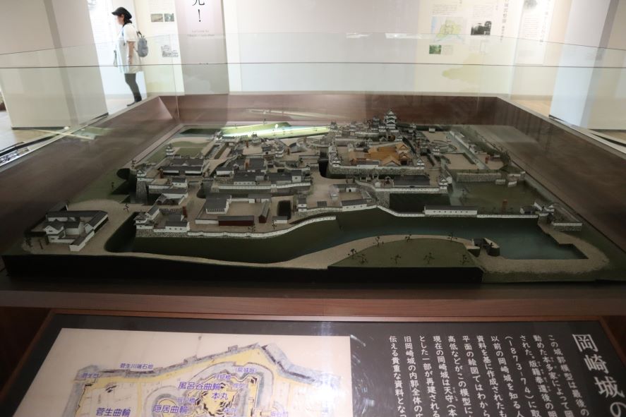 岡崎城城郭模型