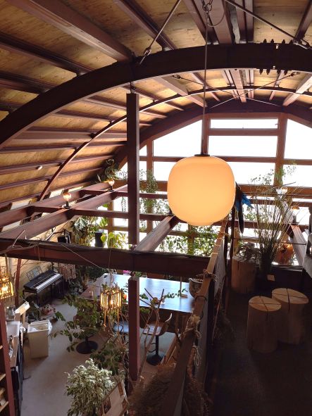 「Whole cafe」の店内 2階の様子