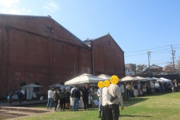 半田赤レンガ建物で開催された「tea festival CHAKOBA 2025」の時の様子