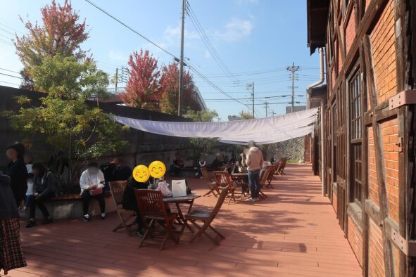 半田赤レンガ建物で開催された「tea festival CHAKOBA 2025」の時の様子