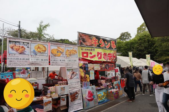 軽食屋台コーナー