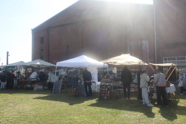 半田赤レンガ建物で開催された「tea festival CHAKOBA 2025」の時の様子